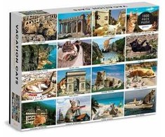 Dėlionė Bookshop Vacation Cats 1500 Piece Puzzle