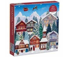 Dėlionė Galison Claire Wint Yuletide Village 500 Piece Puzzle
