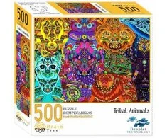 Brain Tree Games Brain Tree dėlionė, Egzotiniai gyvūnai, 500 det.