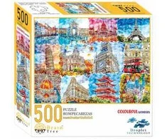 Brain Tree Games Brain Tree dėlionė, Spalvoti stebuklai, 500 det.