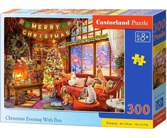Castorland dėlionė Christmas Evening With Pets 300 det
