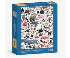 Dėlionė Bookshop Hello Animals of the World 500-Piece Family Puzzle