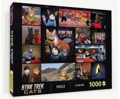 Dėlionė Bookshop Star Trek Cats 1000-Piece Puzzle