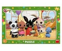 Dėlionė Dino Toys Puzzle 15 board Bing in kindergarten