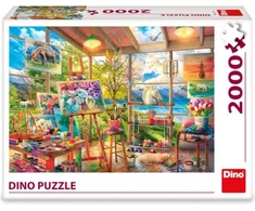 Dėlionė Dino Puzzle 2000 Pcs: Painting Studio