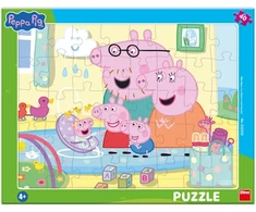 Dėlionė Dino Big Frame Puzzle: Peppa Big Siblings