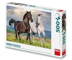 Dino Dėlionė 500 vnt. - Įsimylėję žirgai