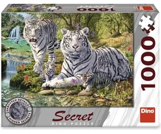 Dėlionė Dino Secret Puzzle 1000 Pieces: Baltas Tiger