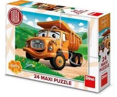 Dino Dėlionė 24 vnt. - Linksmas sunkvežimis