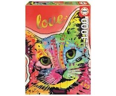 Educa Dėlionė (puzzle) 1000 TILT CAT LOVE, DEAN RUSSO 14-99metų