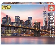 Educa Dėlionė (puzzle) 1000 BROOKLYN BRIDGE NEON 14-99metų