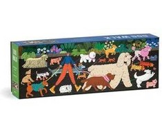 Dėlionė Bookshop Dog Walk 1000 Piece Panoramic Puzzle