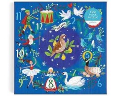 Dėlionė Bookshop 12 Days Wreath 500 Piece Puzzle