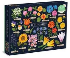 Dėlionė Bookshop Edible Flowers 1000 Piece Puzzle