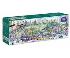 Dėlionė Bookshop Michael Storrings Cityscape 1000 Piece Panoramic Puzzle