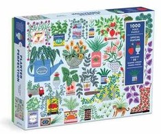 Dėlionė Bookshop Planter Perfection 1000 Piece Puzzle with Shaped Pieces