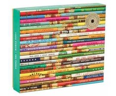 Dėlionė Galison Phat Dog Vintage Pencils 1000 Piece Foil Stamped Puzzle