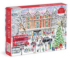 Dėlionė Bookshop Michael Storrings Christmas in London 1000 Piece Puzzle