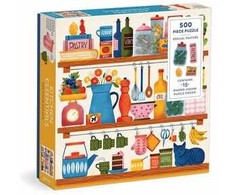 Dėlionė Bookshop Kitchen Essentials 500 Piece Puzzle with Shaped Pieces