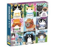 Dėlionė Bookshop Bookish Cats 500 Piece Family Puzzle