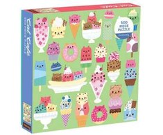 Dėlionė Bookshop Cat Cafe 500 Piece Puzzle