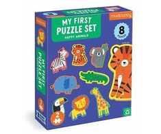 Dėlionė Mudpuppy Bookshop Happy Animals 2 Piece My First Puzzles