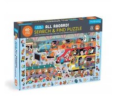 Dėlionė Mudpuppy Bookshop All Aboard! Train Station 64 Piece Search &amp; Find Puzzle
