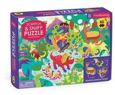 Dėlionė Bookshop Pizzasaurus 60 Piece Scratch &amp; Sniff Puzzle