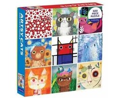 Dėlionė Bookshop Artsy Cats 500 Piece Family Puzzle