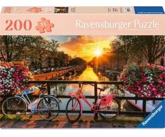 Dėlionė Ravensburger - Saulėlydis Amsterdame 200p reklama (12001733)