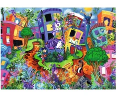 Ravensburger Dėlionė 1000 vnt. - Abstraktus boružėlių pasaulis
