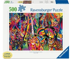 Ravensburger Dėlionė 500 vnt. - Spalvingos džiunglės