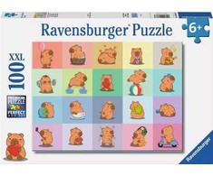 RAVENSBURGER Dėlionė dėlionė Capybara, 100 det., 12004386 7
