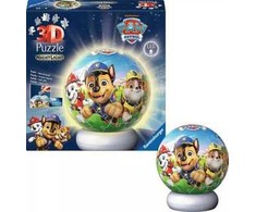Ravensburger 3D dėlionė naktinė lempa Paw Patrol su Chase ir Skye