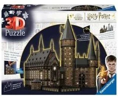 Dėlionė „Ravensburger“ 3D galvosūkis – Haris Poteris: Hogvartso pilis – Didžioji salė (naktinis leidimas)