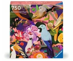 Ravensburger Dėlionė 750 vnt. - Spalvingi paukščiai ir gėlės