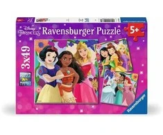 Ravensburger Dėlionė 3x49 vnt. - Disney princesės