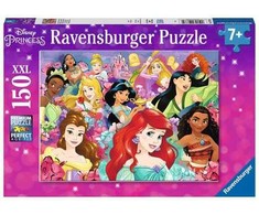 Ravensburger dėlionė „Disney princesių svajonės“, 150 XXL det., nuo 7 m.