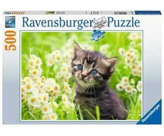 Ravensburger dėlionė „Kačiukas pievoje“, 500 det.