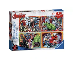 Ravensburger Dėlionė 4x100 vnt. - Keršytojai