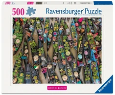Ravensburger Dėlionė 500 vnt. - Plaukiojantis turgus, Indonezija