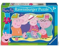 RAVENSBURGER vaikiška dėlionė Peppa Pig, 35 det., 12004185