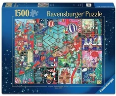 Dėlionė Ravensburger Puzzle Dílna vánočních skřítků