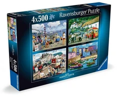 Ravensburger Dėlionė 4x500 vnt. - Atostogos