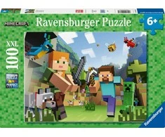 Ravensburger Dėlionė 100 vnt. - Minecraft