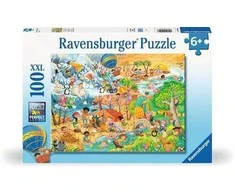 Dėlionė Ravensburger - Four Seasons Of Fun 100p XXL - (12004050)
