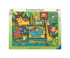 Ravensburger Dėlionė 30 vnt. - Džiunglių gyvūnai