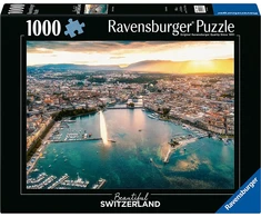 Ravensburger Dėlionė 1000 vnt. - Saulėlydis Ženevoje