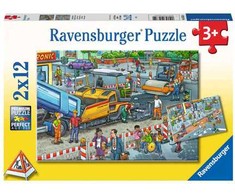 Dėlionė Ravensburger kelio statybos aikštelė 2x12p