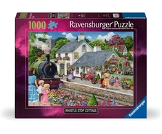 Ravensburger Dėlionė 1000 vnt. - Namelis prie geležinkelio stotelės